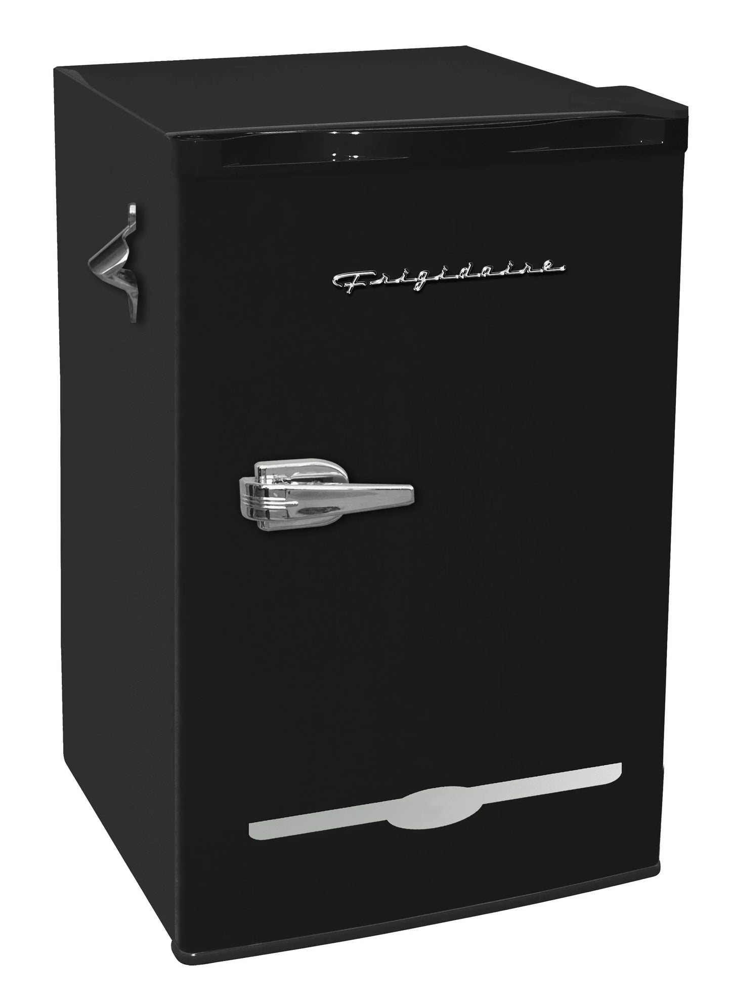 Frigidaire 3.2 Cu. Ft. Retro Compact Refrigerator with Side Bottle Opener EFR376, Black | Fridge.com