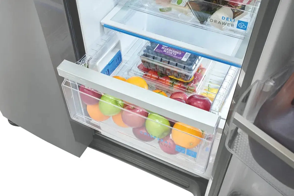 Frigidaire 36" 22.3 Cubic Feet Energy Star Smudge-Resistant Side by Side Refrigerator with External Water and Ice Dispenser | Fridge.com