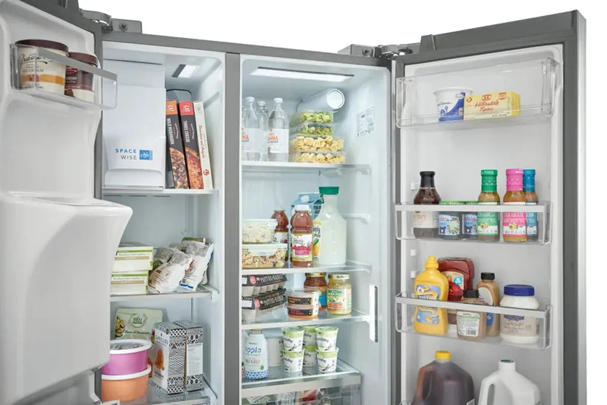 Frigidaire 36" 22.3 Cubic Feet Energy Star Smudge-Resistant Side by Side Refrigerator with External Water and Ice Dispenser | Fridge.com