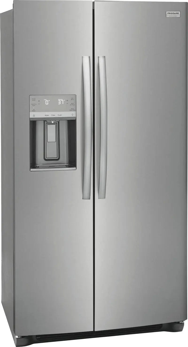 Frigidaire 36" 22.3 Cubic Feet Energy Star Smudge-Resistant Side by Side Refrigerator with External Water and Ice Dispenser | Fridge.com