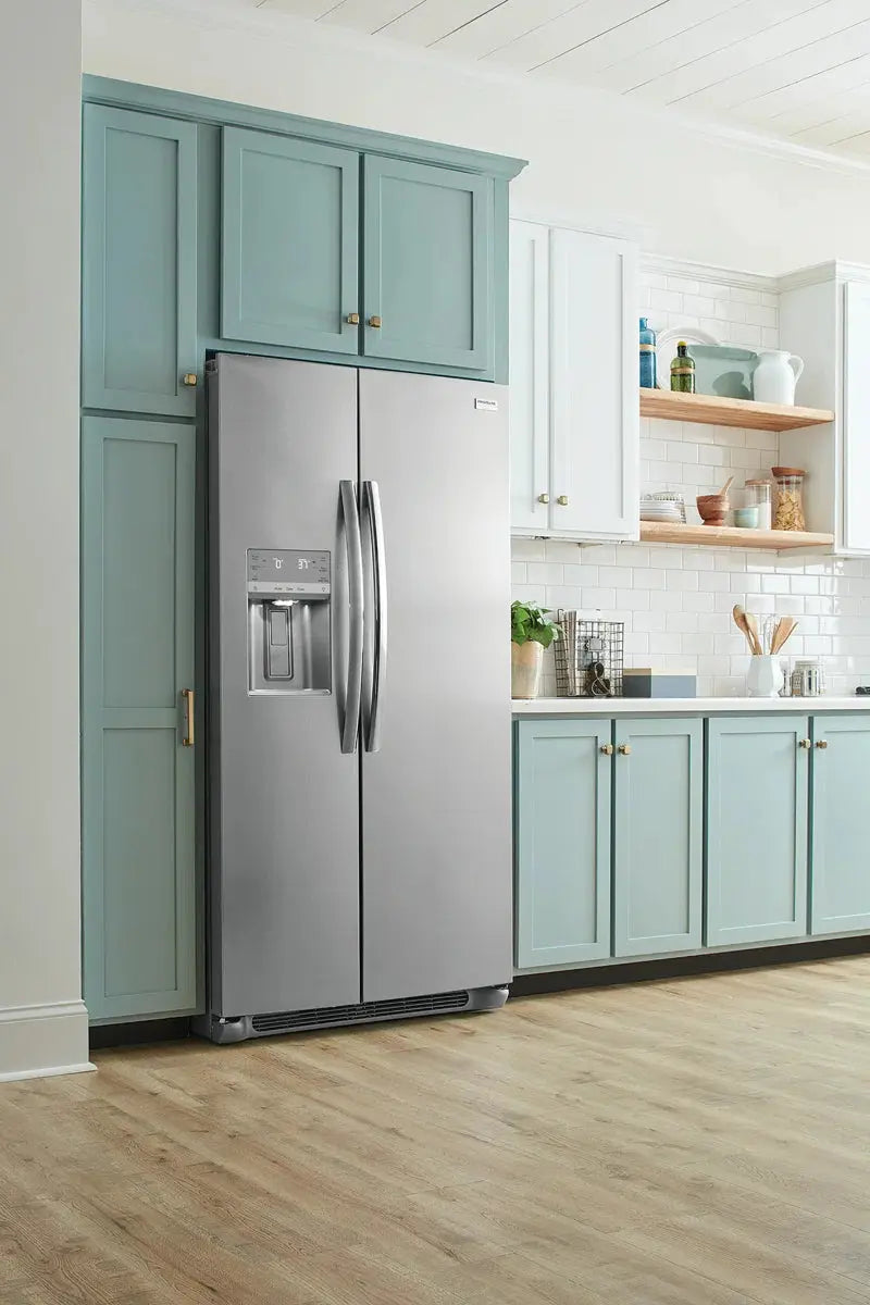 Frigidaire 36" 22.3 Cubic Feet Energy Star Smudge-Resistant Side by Side Refrigerator with External Water and Ice Dispenser | Fridge.com