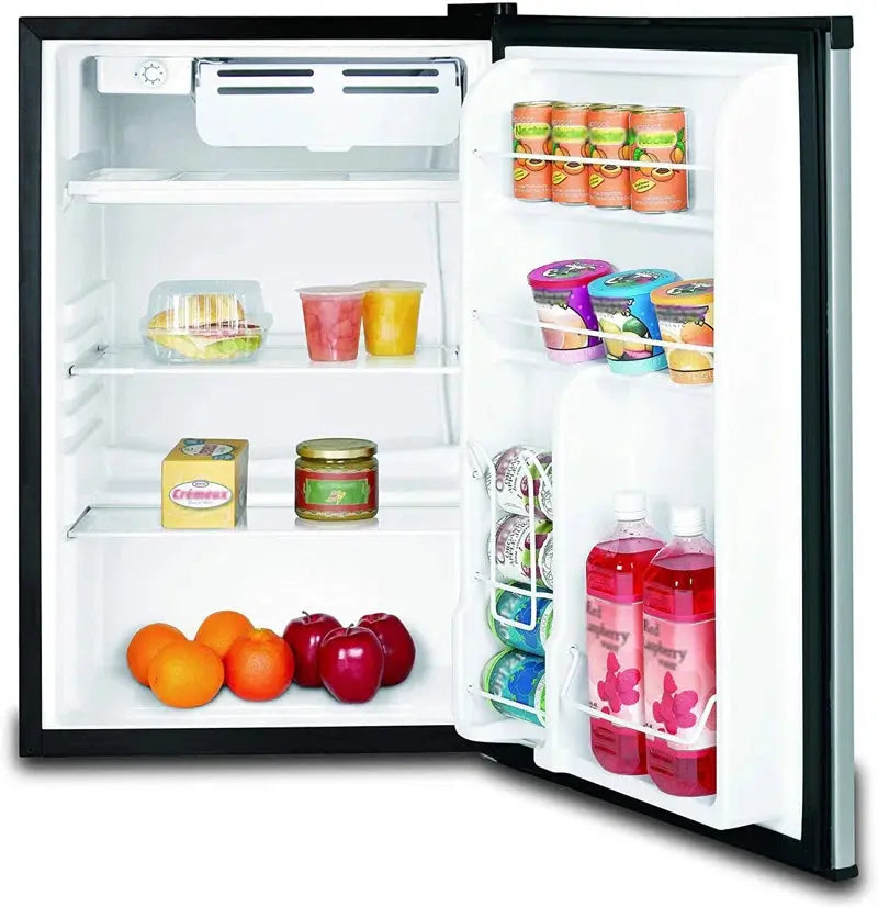 Frigidaire 4.6 Cu Ft Compact Fridge Chrome- Platinum Design | Fridge.com