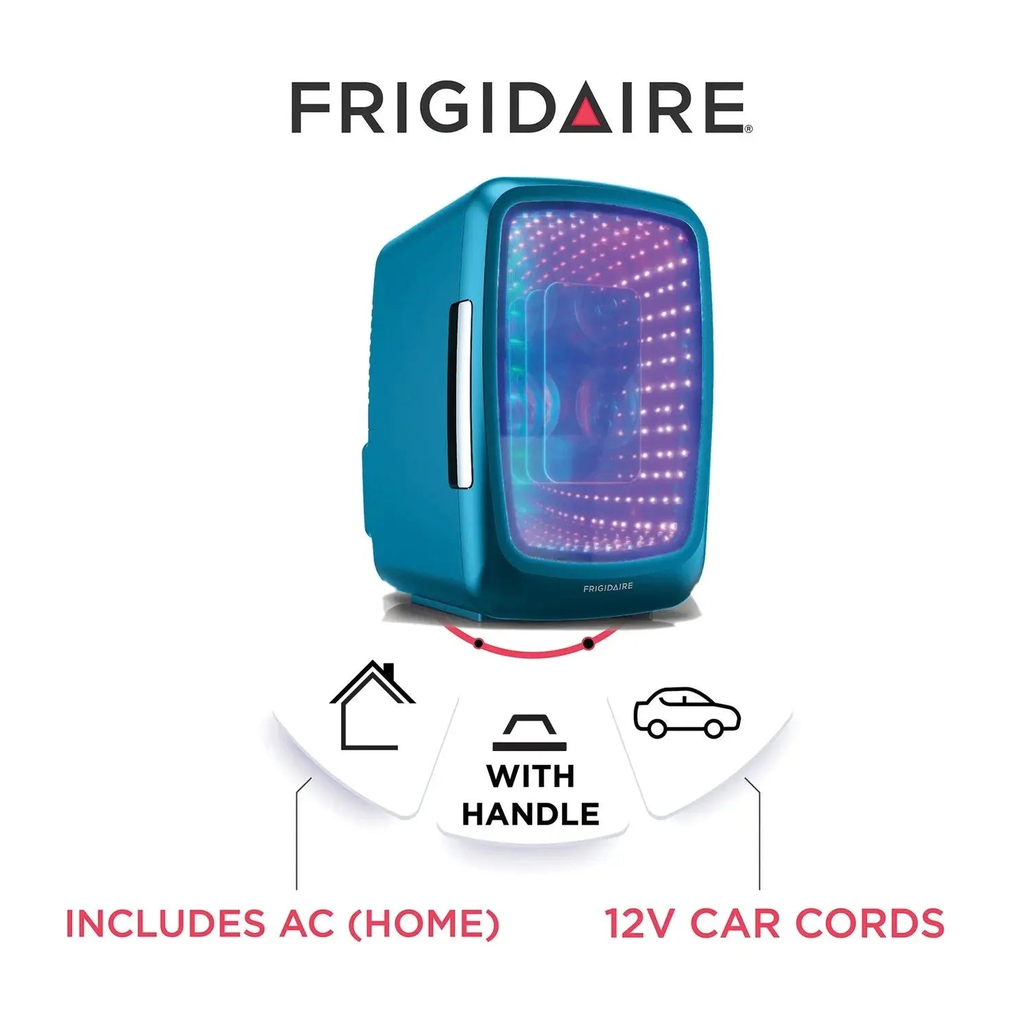 Frigidaire 6-Can Retro Gaming Light-Up Portable Beverage Mini Fridge, EFMIS179 (Blue) | Fridge.com