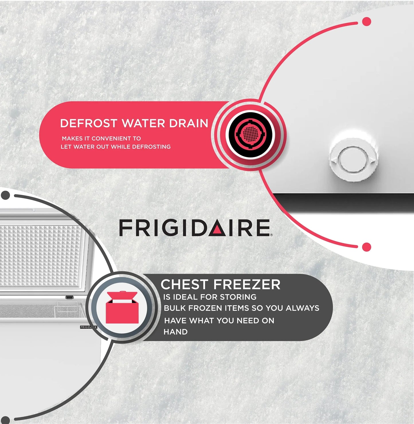 Frigidaire 7.0 Cu. Ft. Chest Freezer, EFRF7003, White | Fridge.com