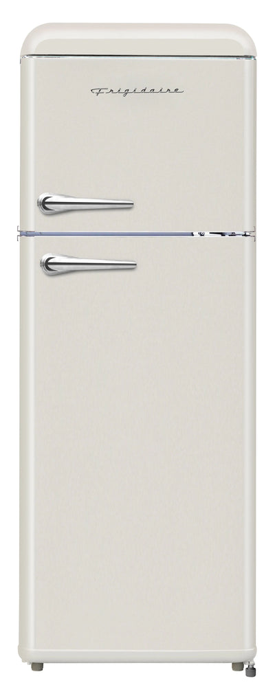 Frigidaire 7.5 Cu. Ft. Top Freezer Refrigerator in Cream, Rounded Corners - Retro, EFR756 | Fridge.com