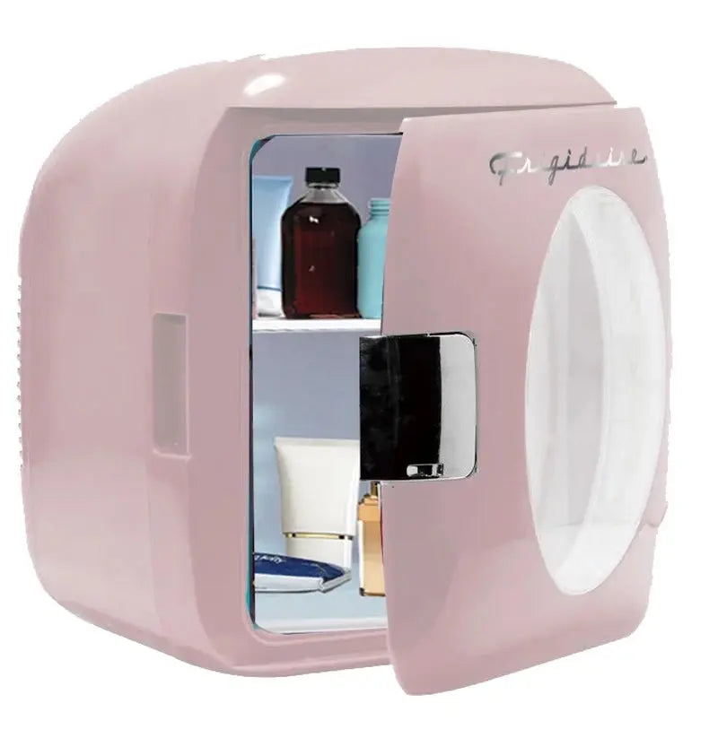 Retro outlets Portable Mini Fridge, 9 Liters Pink