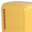 Frigidaire Portable Retro 6-Can Mini Cooler, EFMIS151, Built-In Bluetooth(R) Speaker, Yellow | Fridge.com