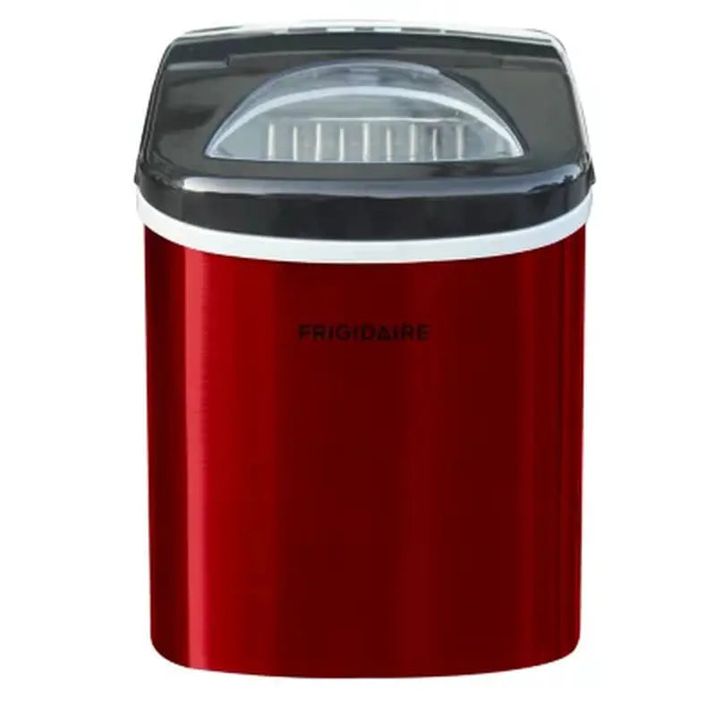 Frigidaire Red Stainless Steel 26Lb Ice Maker | Fridge.com