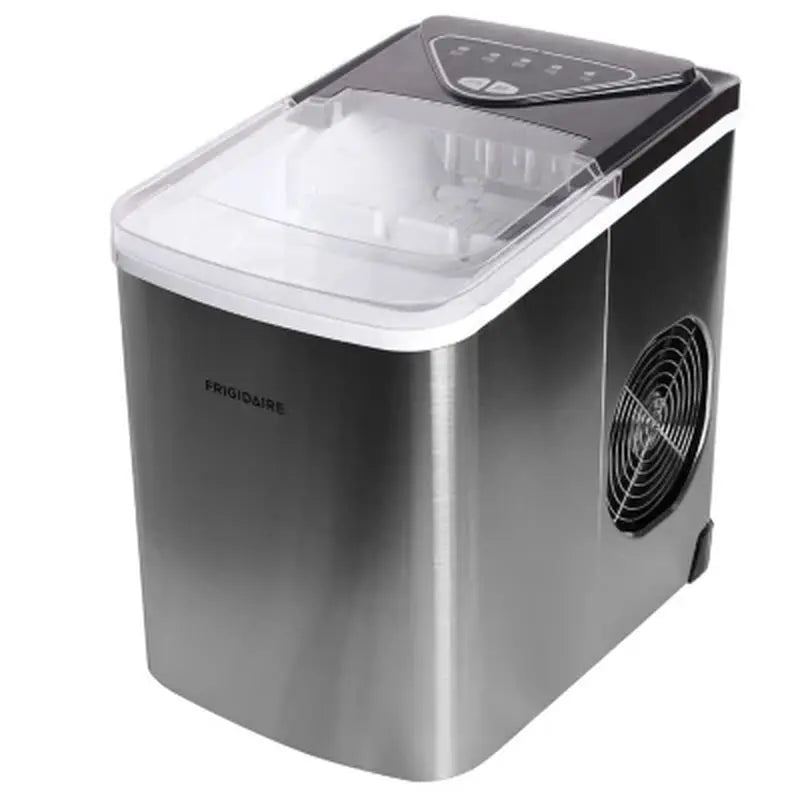 Frigidaire Stainless-Steel 26-Lb. Bullet-Shaped Ice Maker, Choose Color | Fridge.com