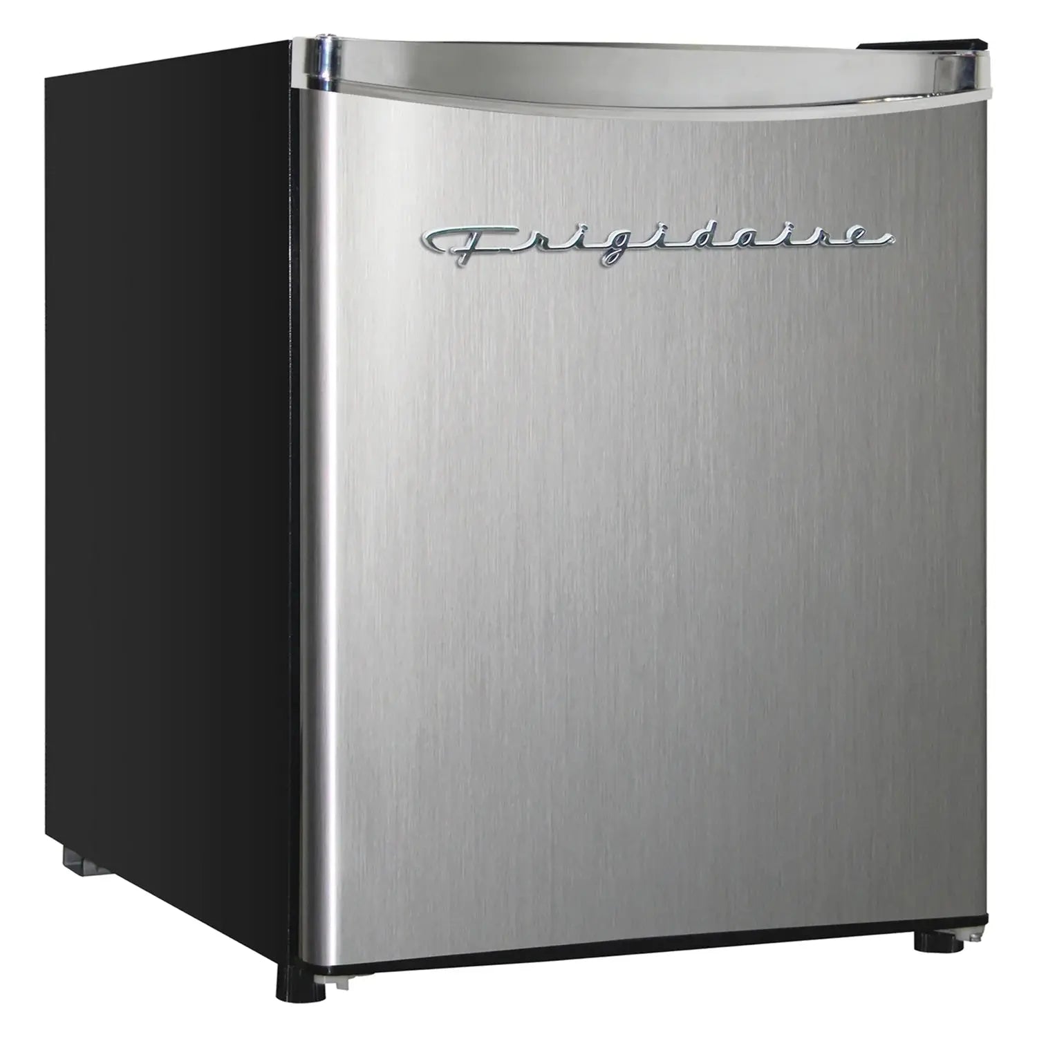 Frigidaire, 1.6 Cu. Ft. Capacity Retro Refrigerator with Chrome Trim, EFR182, Platinum | Fridge.com