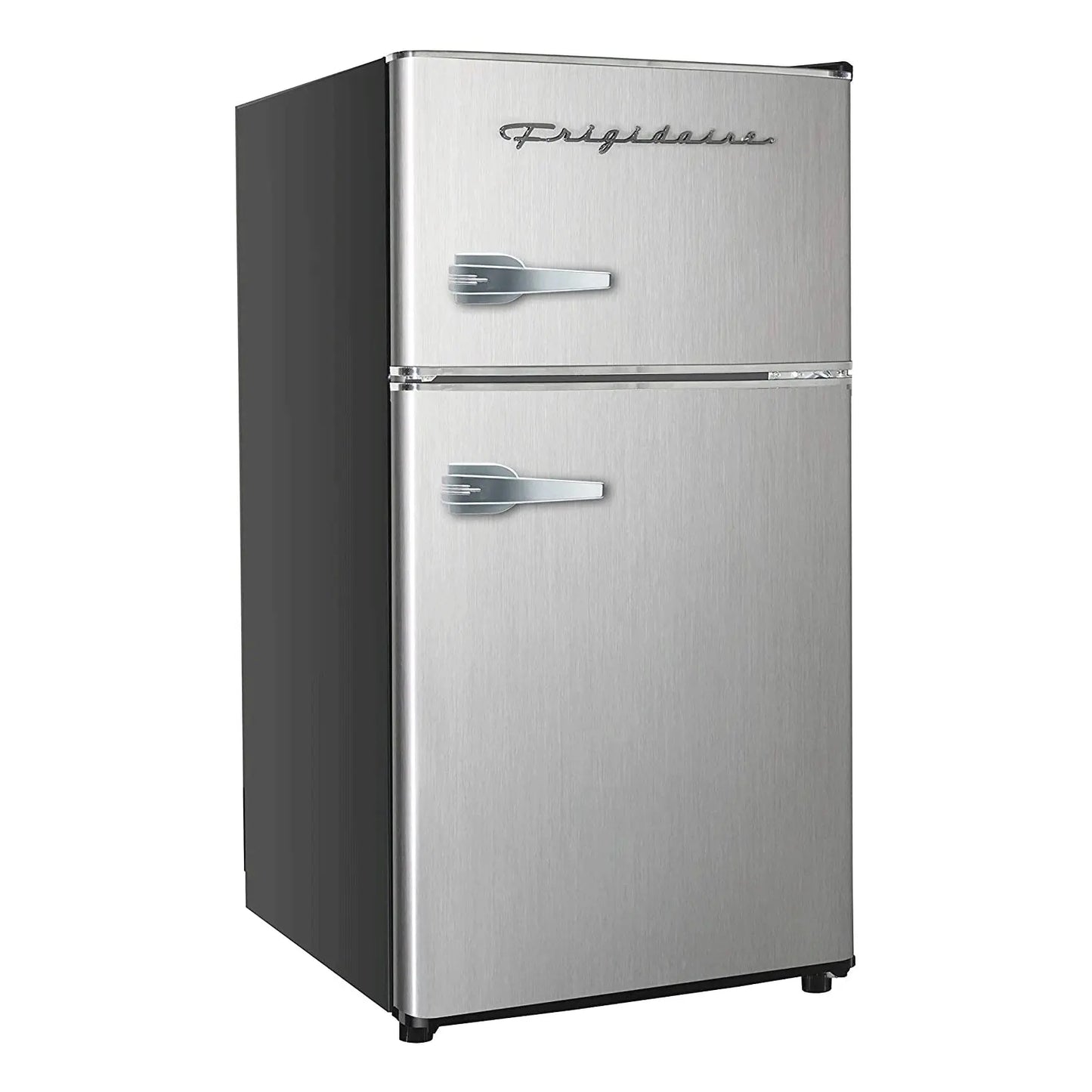 Frigidaire, 3.1 CU FT. Capacity 2 Door Compact Refrigerator with Chrome Trim , EFR391, Platinum | Fridge.com