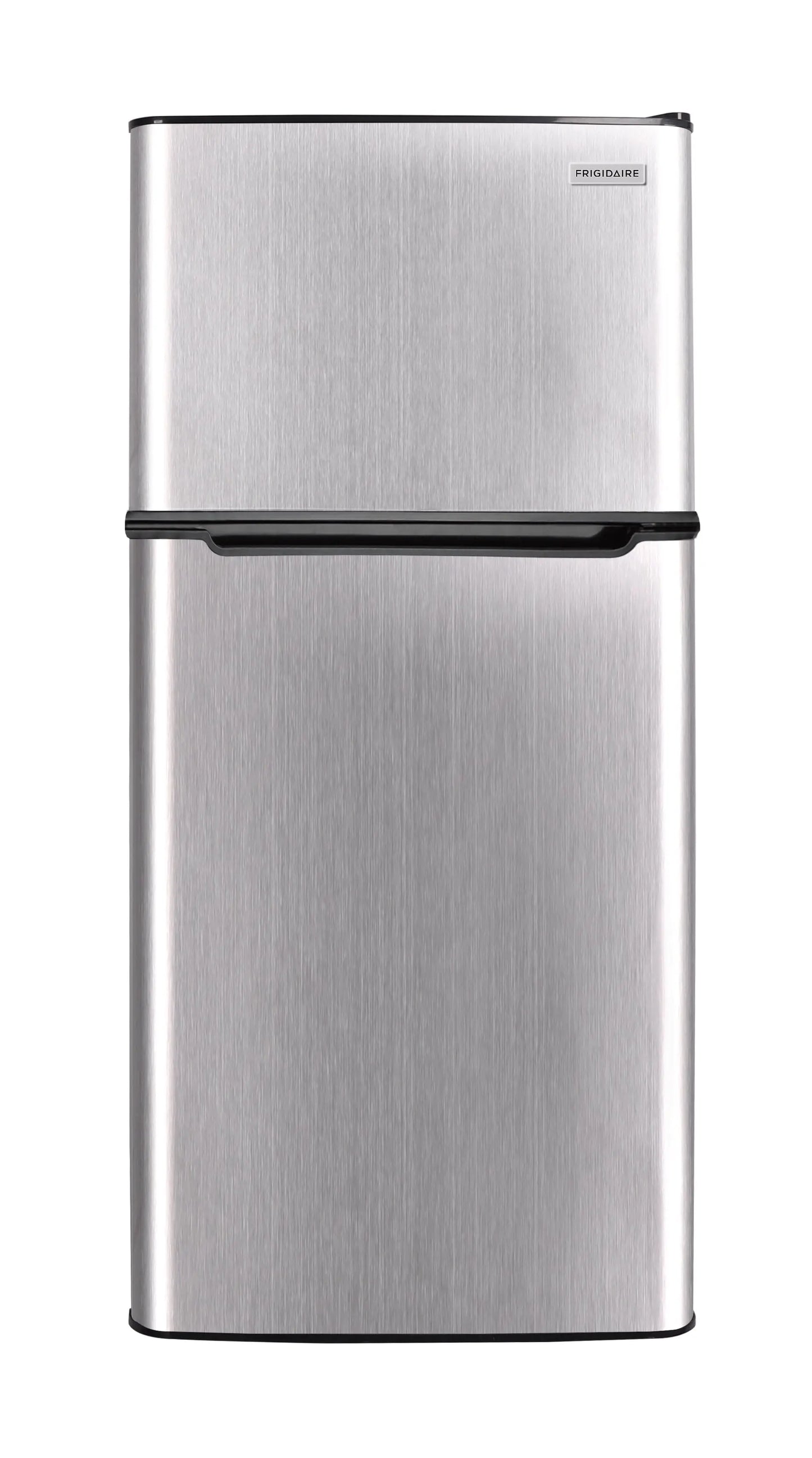 Frigidaire, 4.5 Cu. Ft., 2 Door Compact Refrigerator-Chrome Trim, EFR463, Platinum | Fridge.com