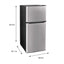 Frigidaire, 4.5 Cu. Ft., 2 Door Compact Refrigerator-Chrome Trim, EFR463, Platinum | Fridge.com