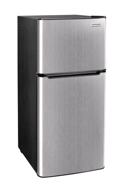 Frigidaire, 4.5 Cu. Ft., 2 Door Compact Refrigerator-Chrome Trim, EFR463, Platinum | Fridge.com