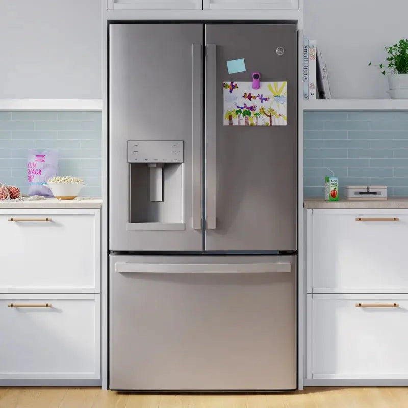 GE 36" French Door 27.7 Cu. Ft. Smart Energy Star Refrigerator with Fingerprint Resistant Finish | Fridge.com