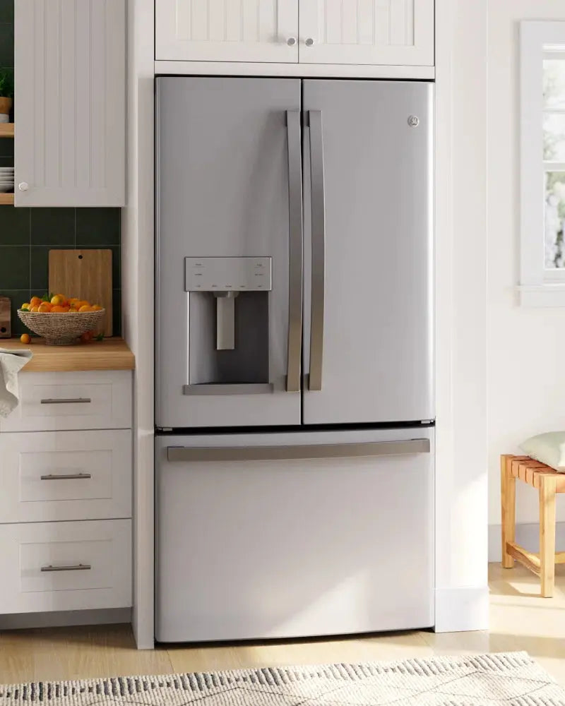 GE 36" French Door 27.7 Cu. Ft. Smart Energy Star Refrigerator with Fingerprint Resistant Finish | Fridge.com