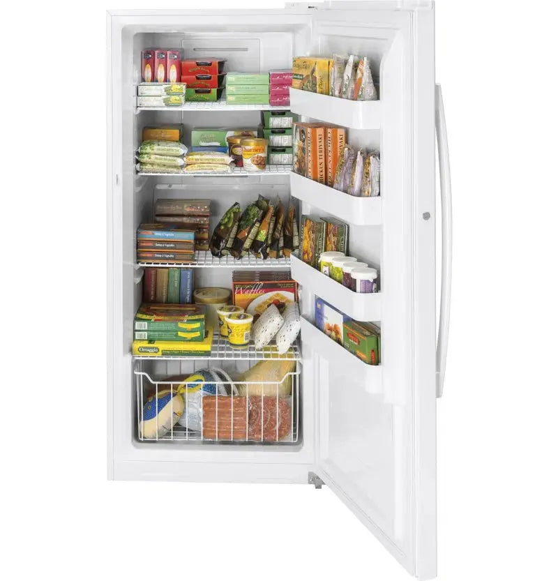 GE Garage Ready 14.1 Cu. Ft. Frost-Free Upright Freezer | Fridge.com