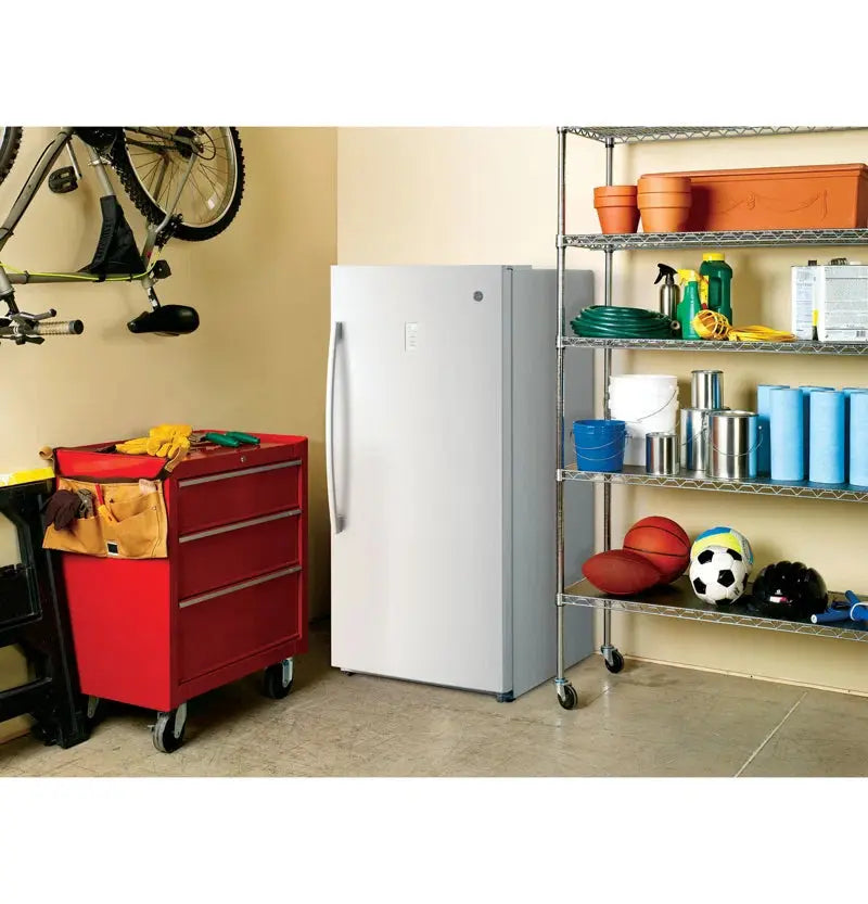 GE Garage Ready 17.3 Cu. Ft. Frost-Free Upright Freezer | Fridge.com