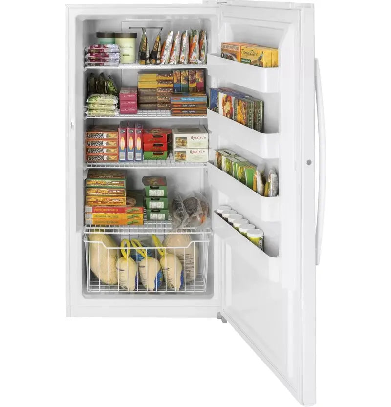 GE Garage Ready 17.3 Cu. Ft. Frost-Free Upright Freezer | Fridge.com