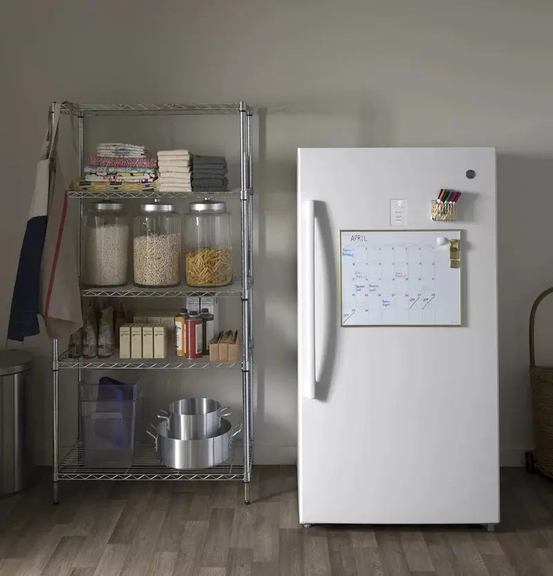 GE Garage Ready 17.3 Cu. Ft. Frost-Free Upright Freezer | Fridge.com