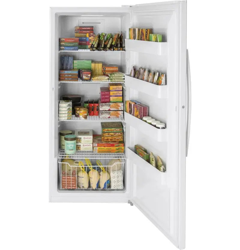 GE Garage Ready 21.3 Cu. Ft. Frost Free Upright Freezer | Fridge.com