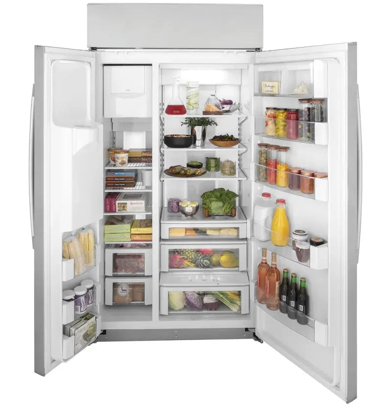 GE Profile Smart Appliances 42" Wide Side by Side 24.5 Cu. Ft. Smart Refrigerator | Fridge.com