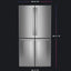 GE Profile™ Series Energy Star Smart 28 Cu. Ft. Fingerprint Resistant Quad-Door Refrigerator | Fridge.com