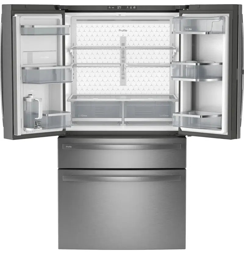 GE Profile™ Series Energy Star Smart 29 Cu. Ft. Fingerprint Resistant 4-Door French-Door Refrigerator | Fridge.com