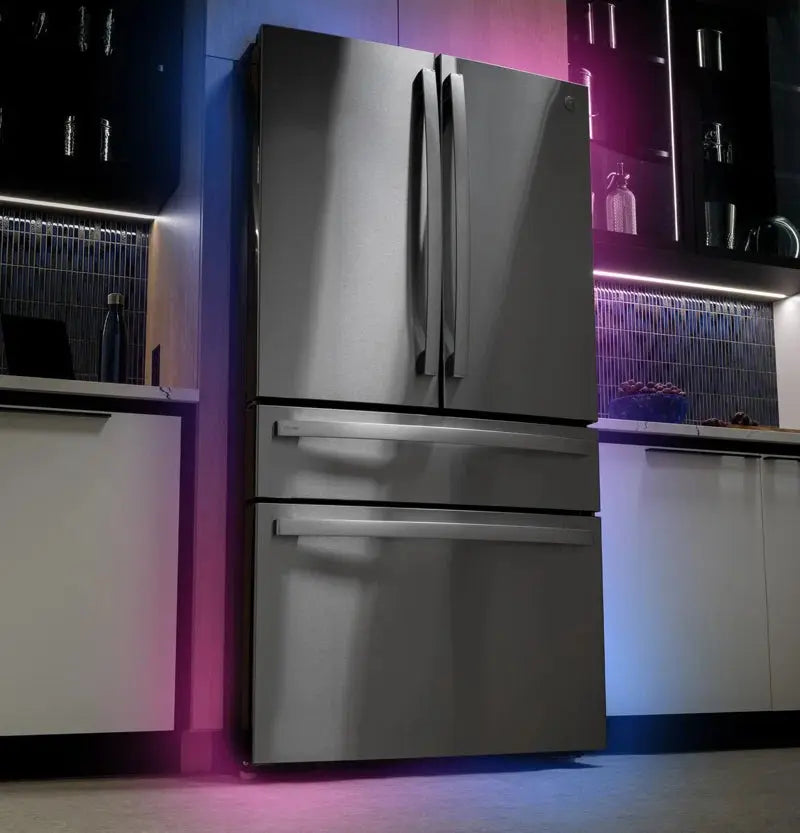 GE Profile™ Series Energy Star Smart 29 Cu. Ft. Fingerprint Resistant 4-Door French-Door Refrigerator | Fridge.com