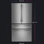 GE Profile™ Series Energy Star Smart 29 Cu. Ft. Fingerprint Resistant 4-Door French-Door Refrigerator | Fridge.com