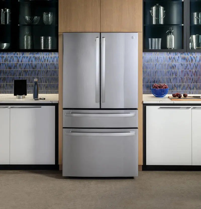 GE Profile™ Series Energy Star Smart 29 Cu. Ft. Fingerprint Resistant 4-Door French-Door Refrigerator | Fridge.com