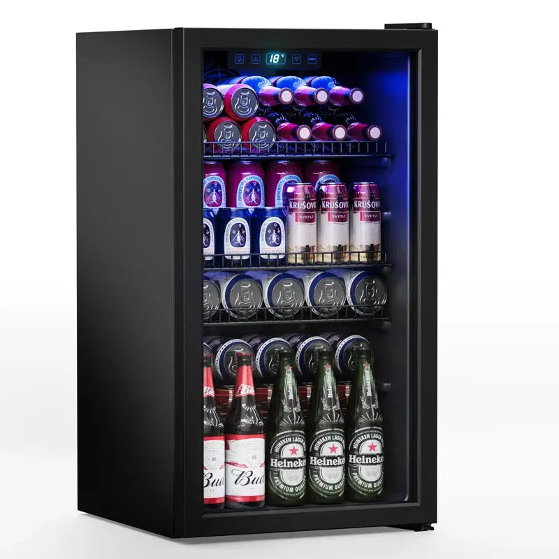 GUNJI Freestanding Beverage Refrigerator with Wine Storage | Fridge.com