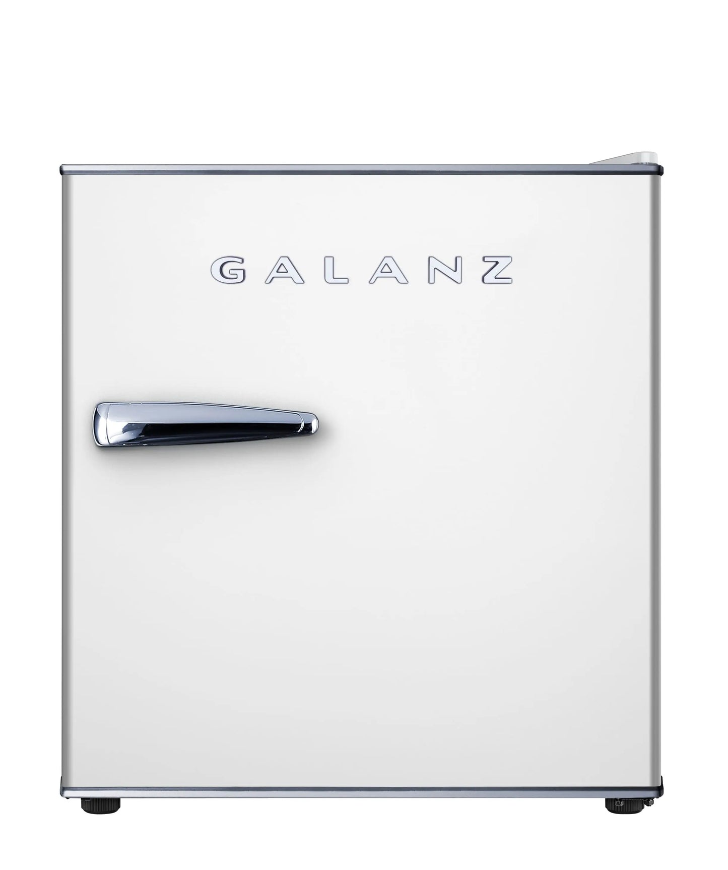 Galanz 1.7 Cu Ft Mini Fridge Retro, White, New, Width 17.48" | Fridge.com