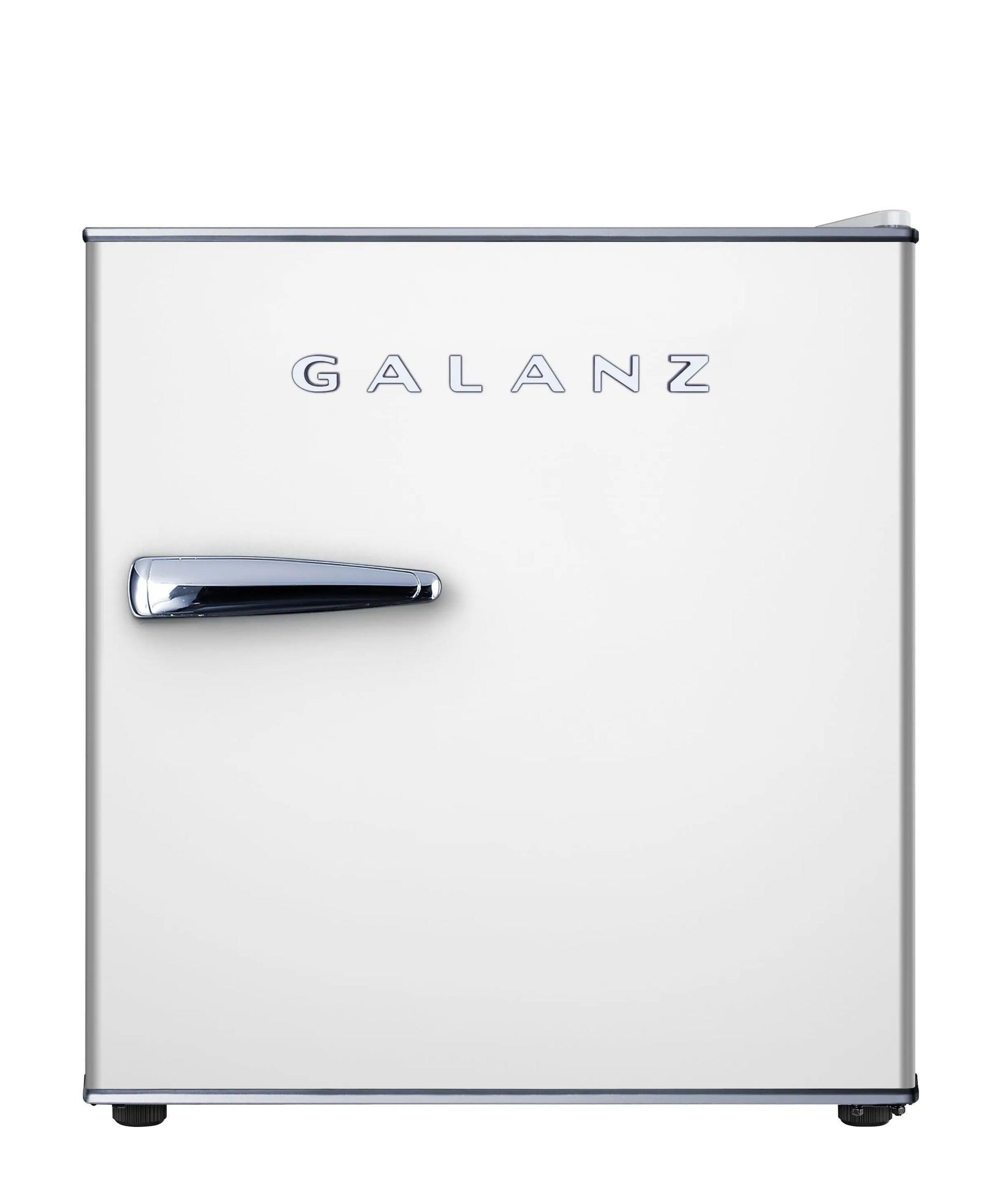 Galanz 1.7 Cu Ft Mini Fridge Retro, White, New, Width 17.48" | Fridge.com