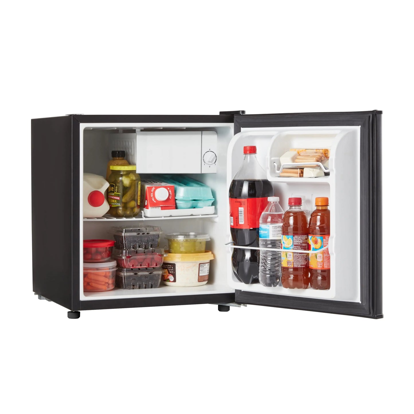 Galanz 1.7 Cu Ft Single Door Mini Fridge GL17BK, Black, New | Fridge.com