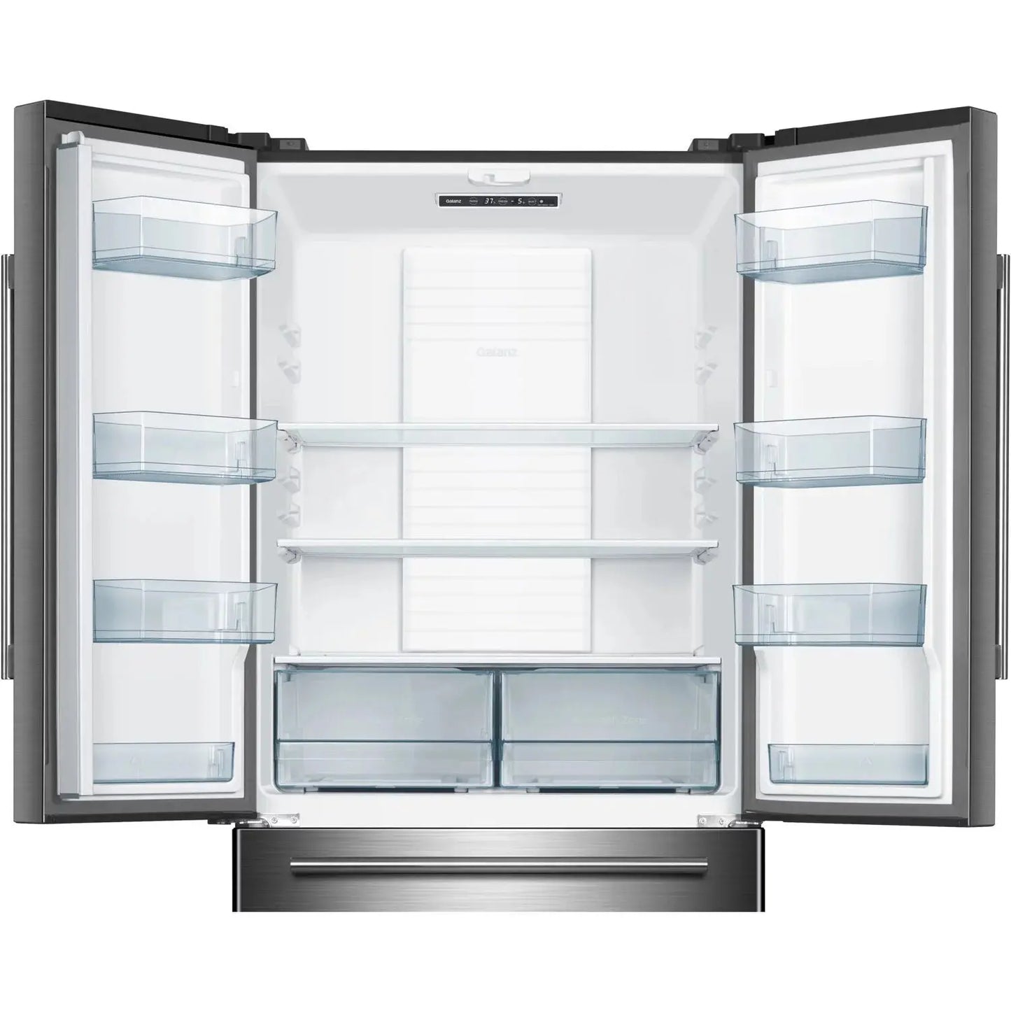 Galanz 18-Cu. Ft Counter Depth 3-Door French Door Refrigerator, Stainless | Fridge.com