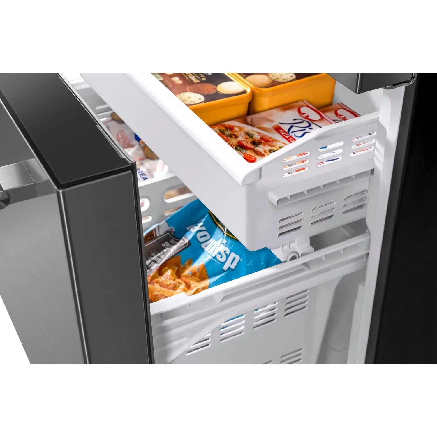 Galanz 18-Cu. Ft Counter Depth 3-Door French Door Refrigerator, Stainless | Fridge.com