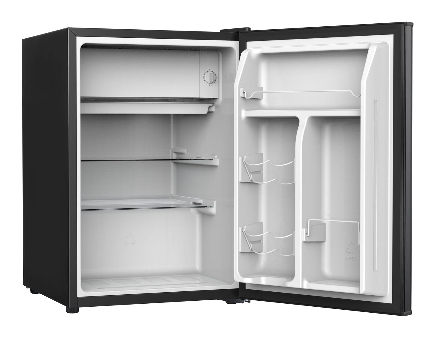 Galanz 2.5 Cu Ft One Door Fridge, Black Estar, New | Fridge.com