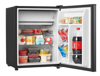 Galanz 2.5 Cu Ft One Door Fridge, Black Estar, New | Fridge.com