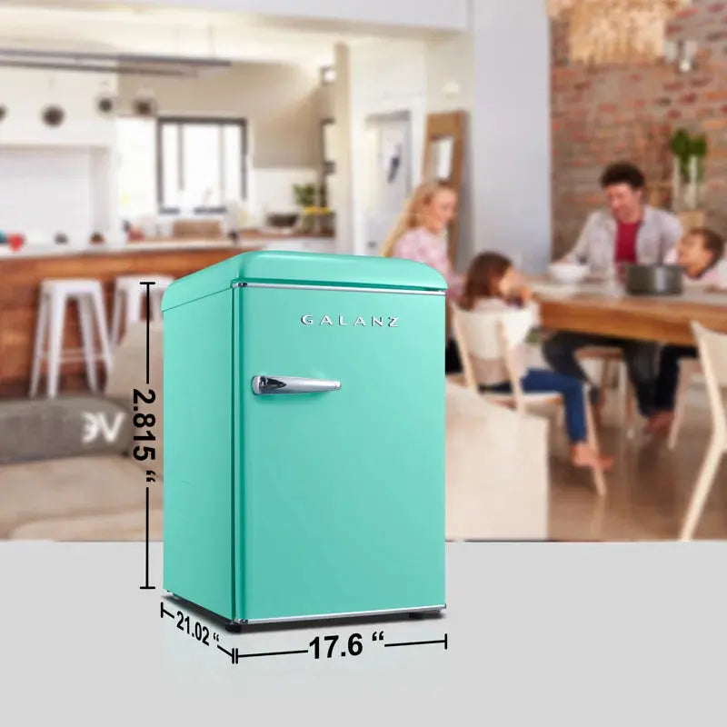 Galanz 2.5 Cubic Feet Portable Freestanding Mini Fridge with Freezer | Fridge.com