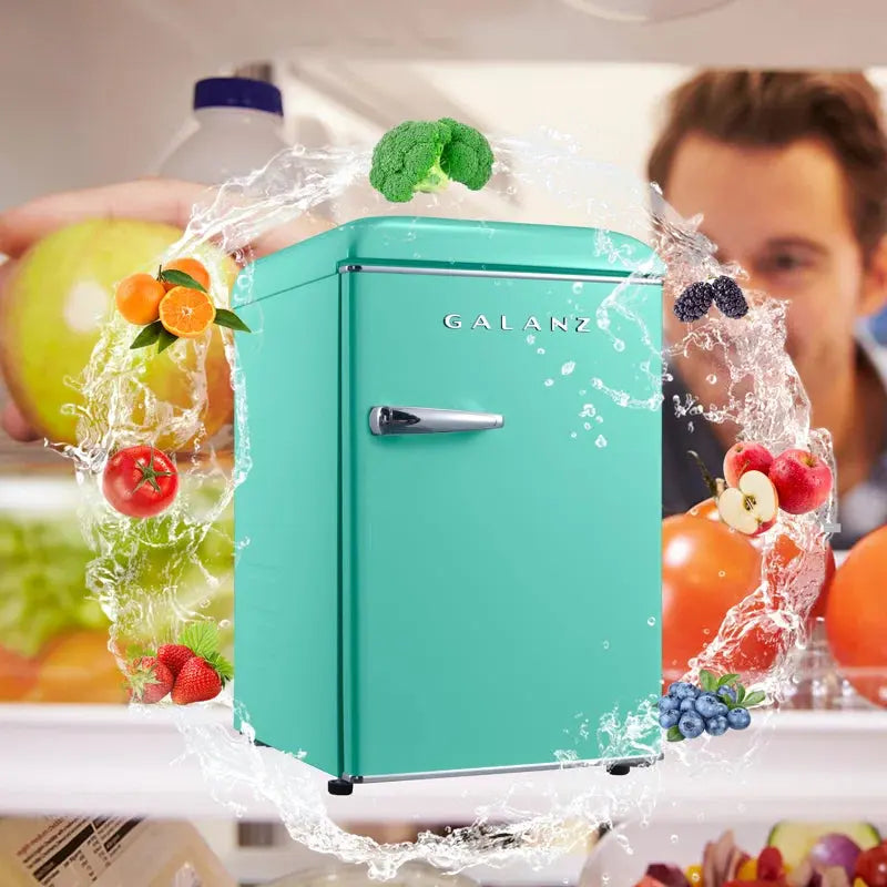 Galanz 2.5 Cubic Feet Portable Freestanding Mini Fridge with Freezer | Fridge.com