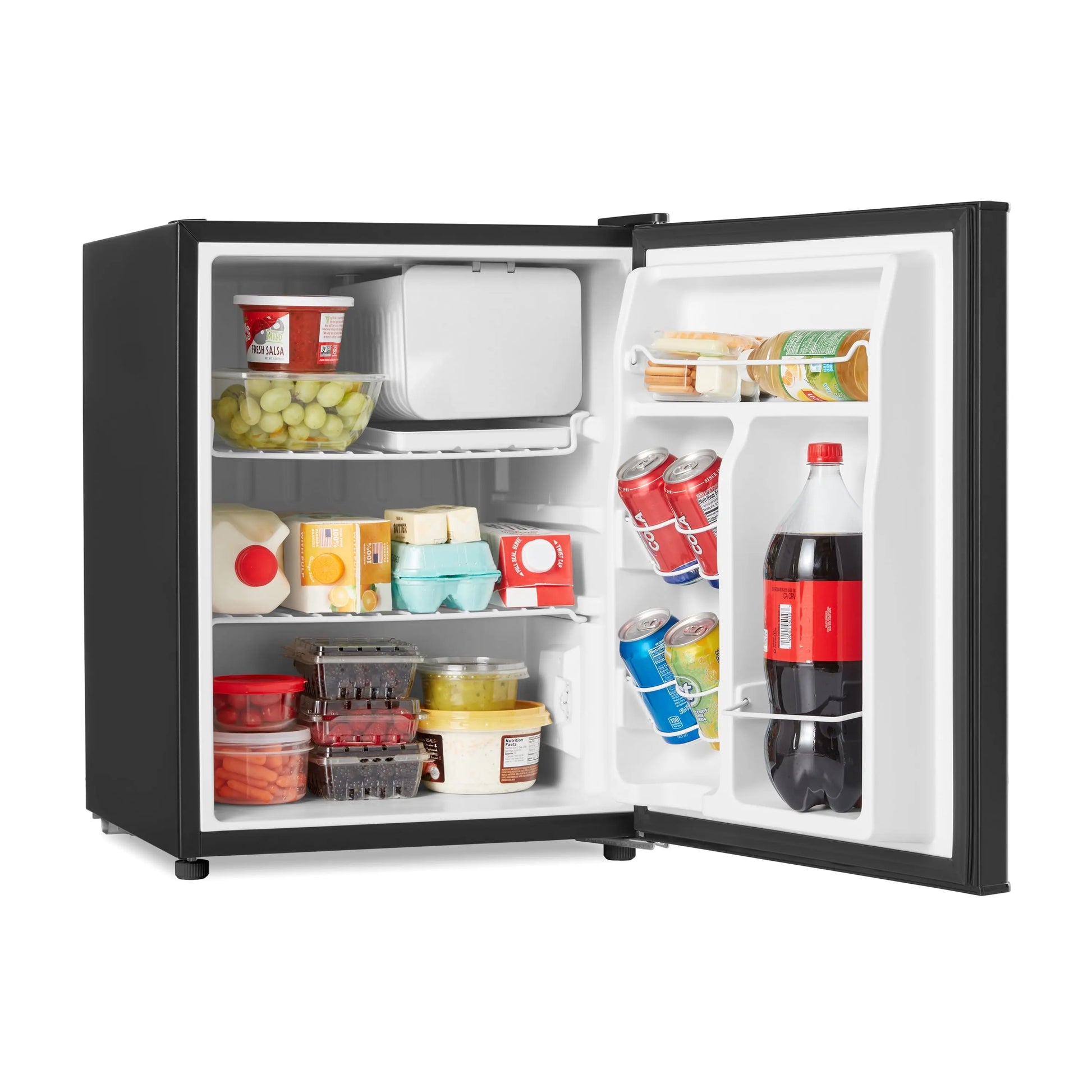 Galanz 2.7 Cu Ft Single Door Mini Fridge, Black, Estar, New, Width 19.13" | Fridge.com