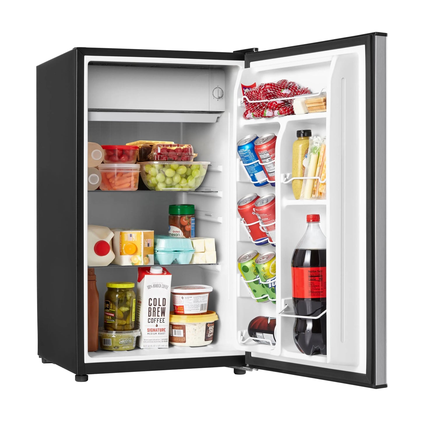 Galanz 3.3 Cu ft One Door Mini Fridge, Black Estar, New | Fridge.com