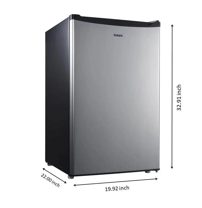 Black Estar 4.3 Cu ft outlet Single Door Mini Fridge