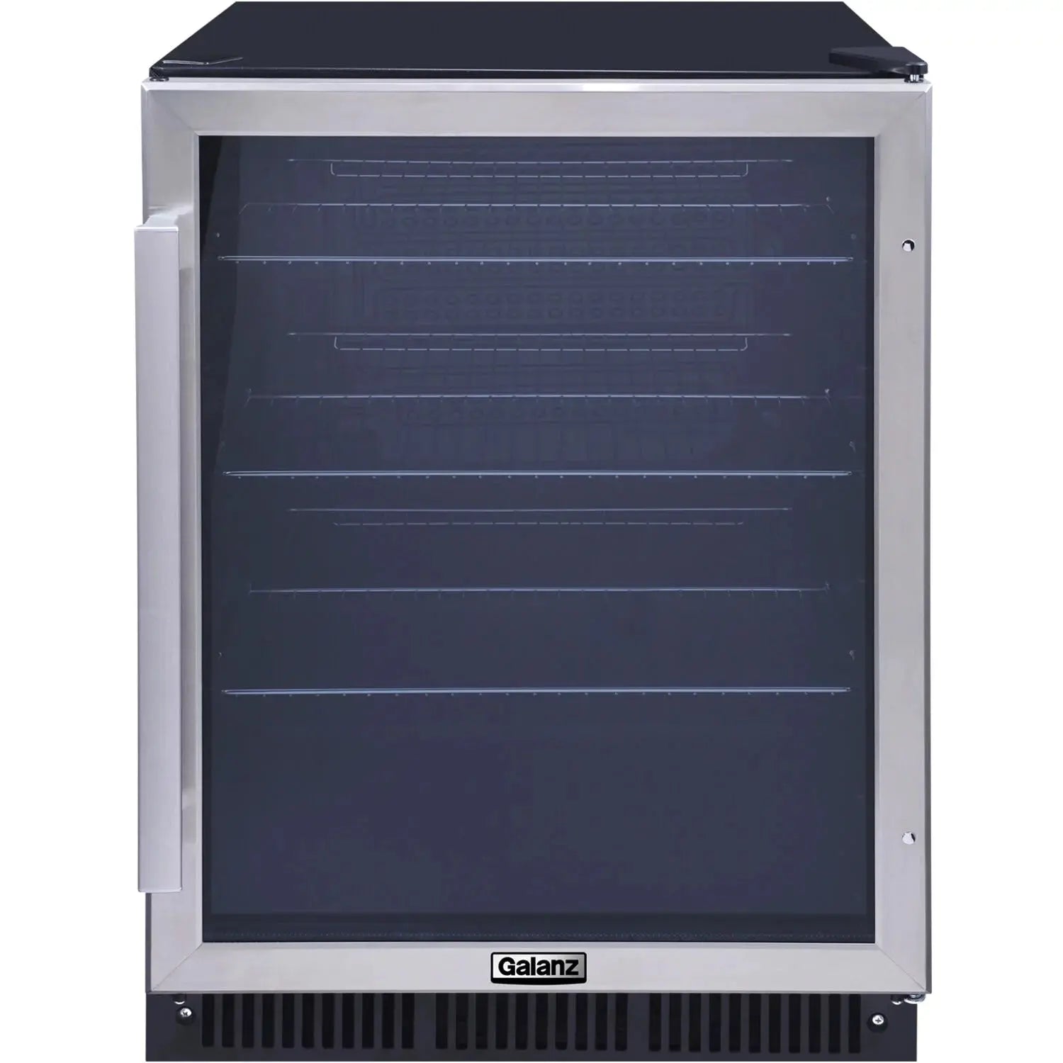 Galanz 5.7 Cu. Ft 172 Cans Beverage Refrigerator, Stainless Steel, 23.4 in Wide, New | Fridge.com