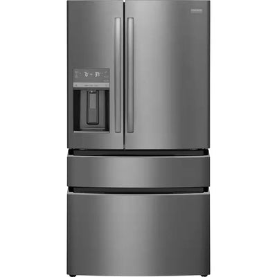 Gallery 21.5 Cu. Ft. 4-Door French Door Refrigerator in Black Stainless Steel, Counter-Depth | Fridge.com