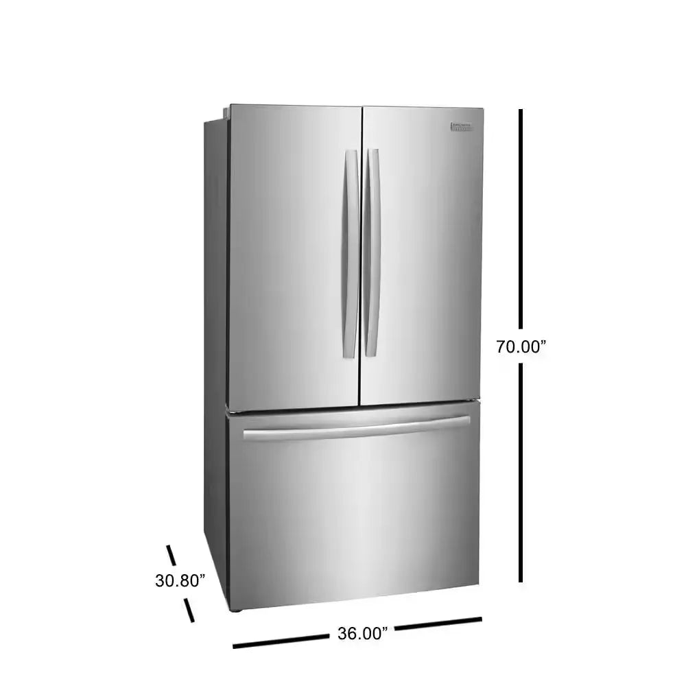 Gallery 23.3 Cu. Ft. French Door Refrigerator in Stainless Steel, Counter-Depth | Fridge.com