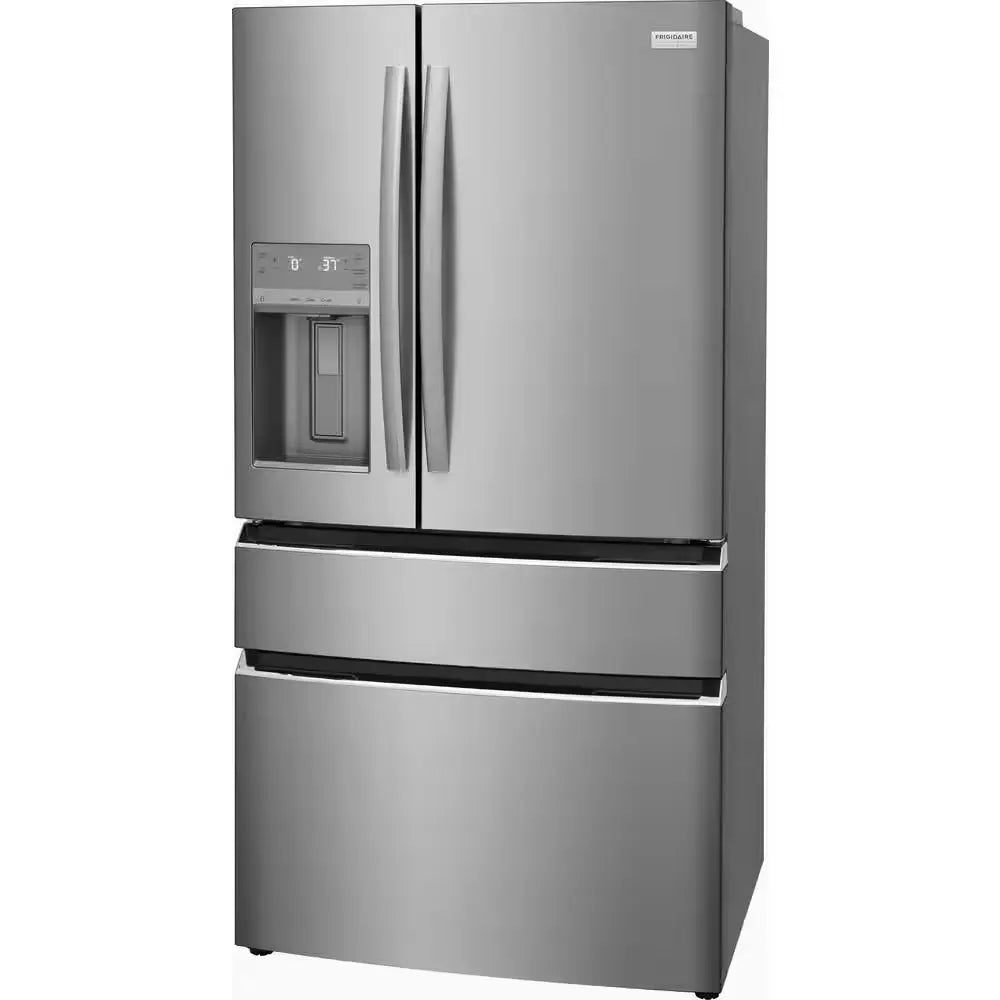 Gallery 36 In. 26.3 Cu. Ft. 4 Door French Door Standard Depth Refrigerator in Stainless Steel | Fridge.com