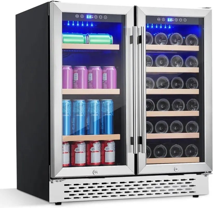 Gaomon 88'' Triple Zone Wine Refrigerator | Fridge.com