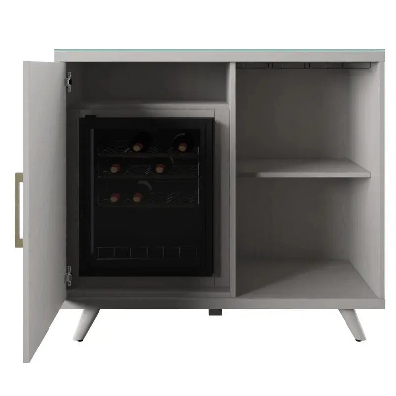 Geneal General Modern Bar Cabinet with Refrigerated Beverage Cooler | Fridge.com